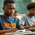 {"prompt":"photorealistic african students in the t-shirt branded NCTU on the front, in class looking on the notebook ok their desk","originalPrompt":"photorealistic african students in the t-shirt branded NCTU on the front, in class looking on the notebook ok their desk","width":1024,"height":576,"seed":42,"model":"flux","enhance":false,"nologo":true,"negative_prompt":"undefined","nofeed":false,"safe":false,"quality":"medium","image":[],"transparent":false,"isMature":false,"isChild":false,"trackingData":{"actualModel":"black-forest-labs/flux-1-schnell","usage":{"candidatesTokenCount":1,"totalTokenCount":1}}}